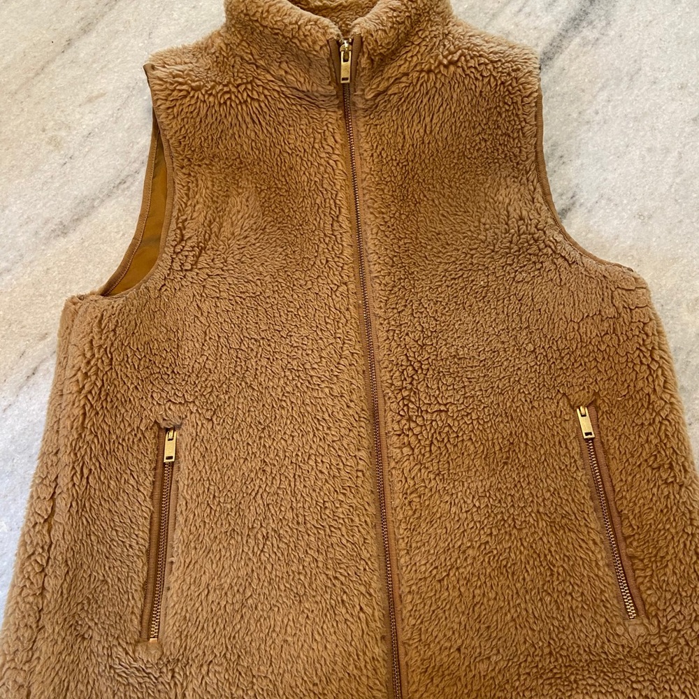 J.Crew M Teddy Vest